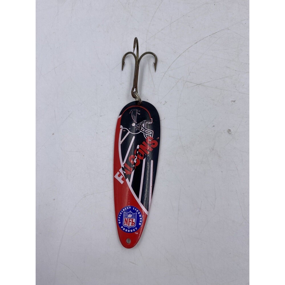 Atlanta Falcons NFL Fishing Lure Spoon Front Logo